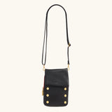 HAMMITT | VIP Mobile Small - Black/Brushed Gold Red Zip