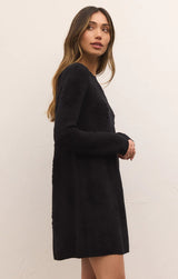 Z Supply Lena Sweater Dress - Black