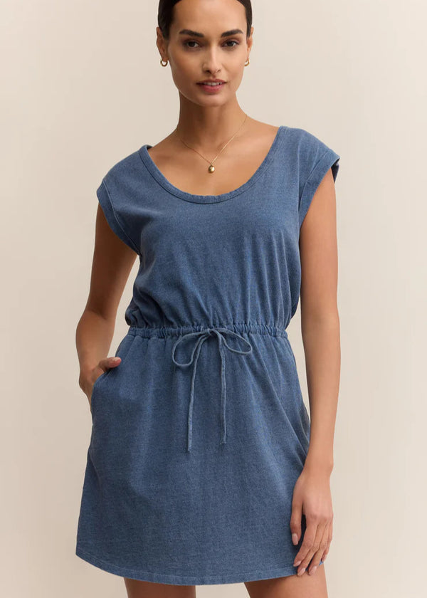 Z Supply | Dayshift Denim Mini Dress - Vintage Indigo