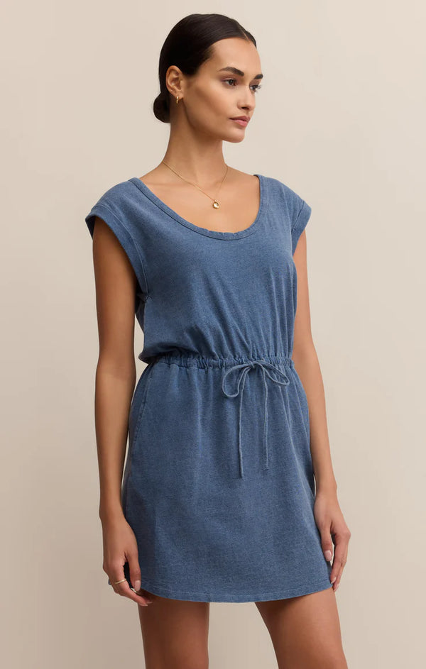 Z Supply | Dayshift Denim Mini Dress - Vintage Indigo