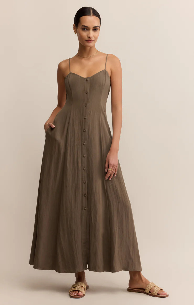 Z Supply | Angel Eyes Airy Midi Dress - Tiki