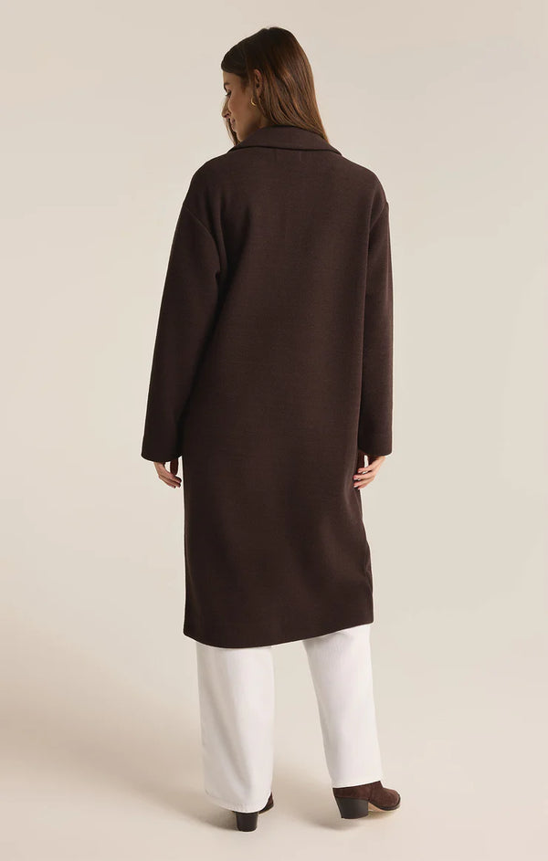 Z Supply Mason Coat - Coffee Bean