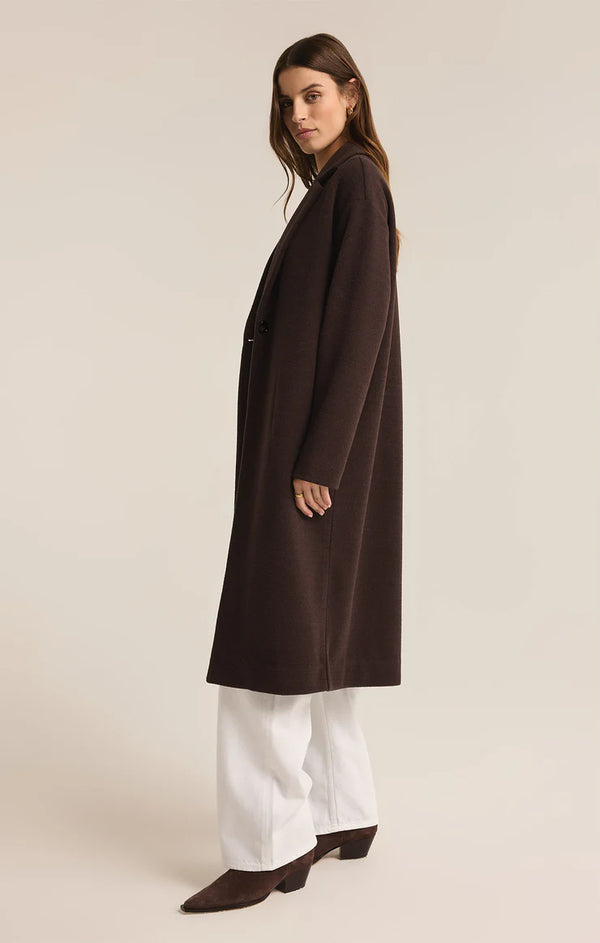 Z Supply Mason Coat - Coffee Bean