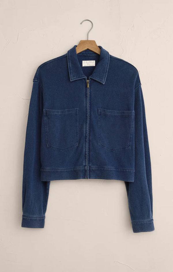 Z Supply | Heritage Knit Denim Jacket - Indigo