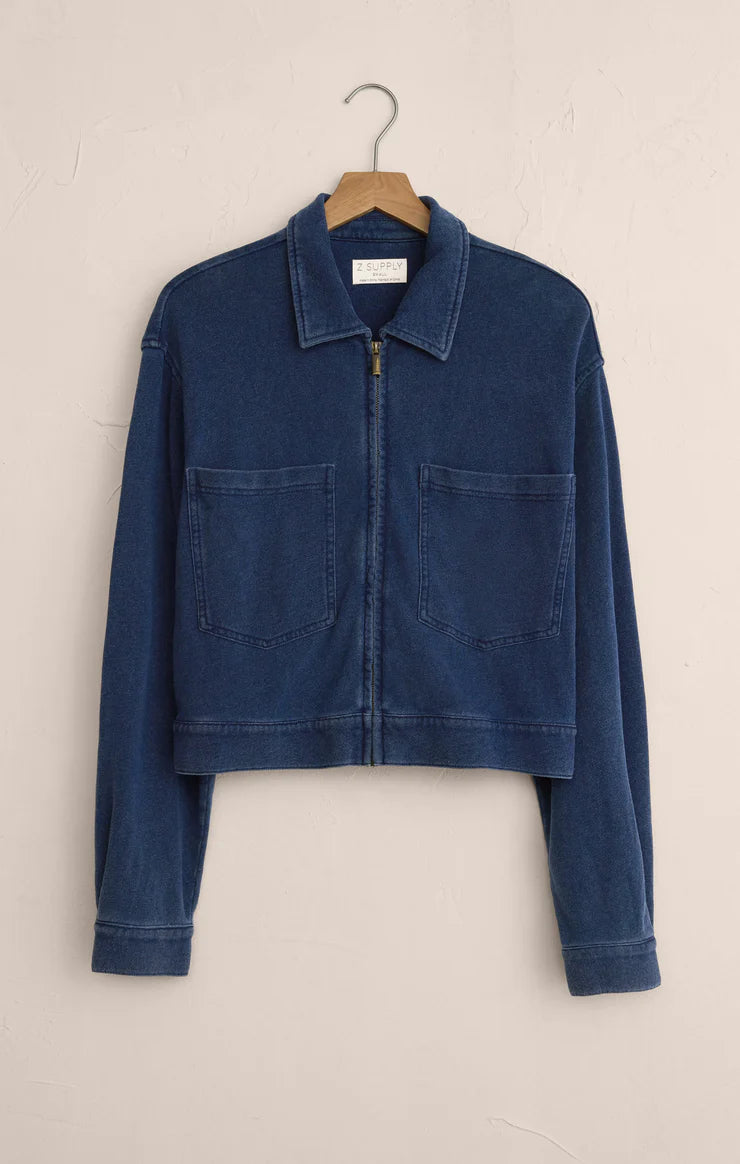 Z Supply | Heritage Knit Denim Jacket - Indigo