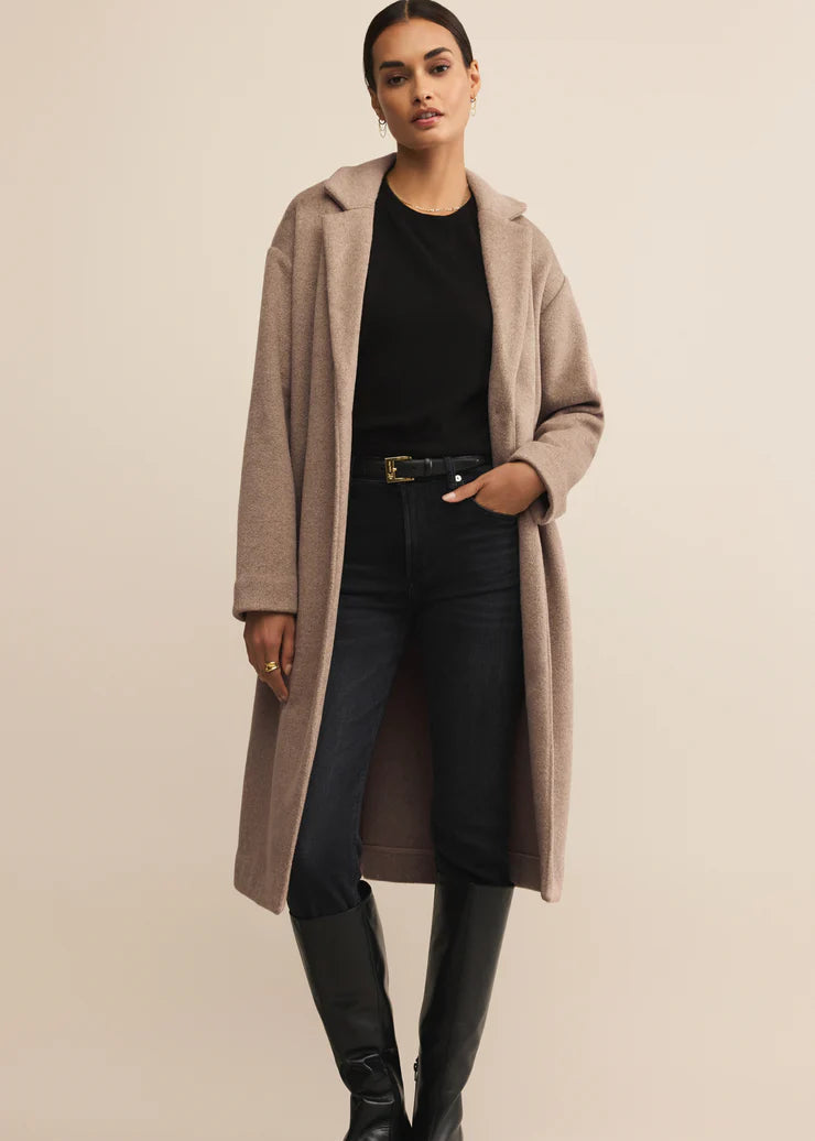 Z Supply | Mason Luxe Coat - Smokey
