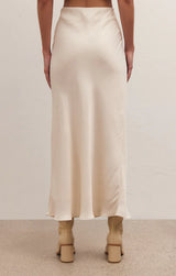 Z Supply Europa Luxe Sheen Skirt - Sandstone