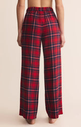 Z Supply | Hangout Plaid Pant - Haute Red