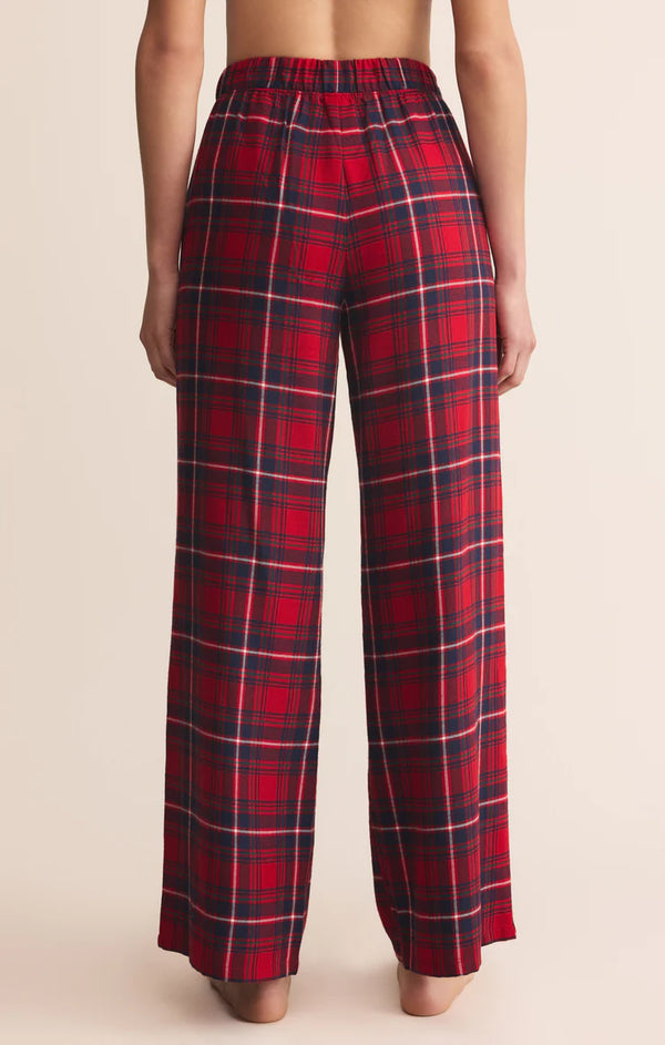 Z Supply | Hangout Plaid Pant - Haute Red