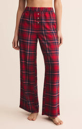 Z Supply | Hangout Plaid Pant - Haute Red