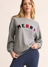 Z Supply | Merry Sunday Sweatshirt - Classic Heather Grey