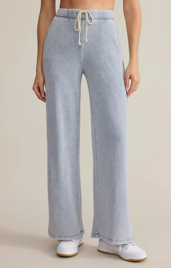 Z Supply | Hunter Knit Denim Pant - Washed Indigo
