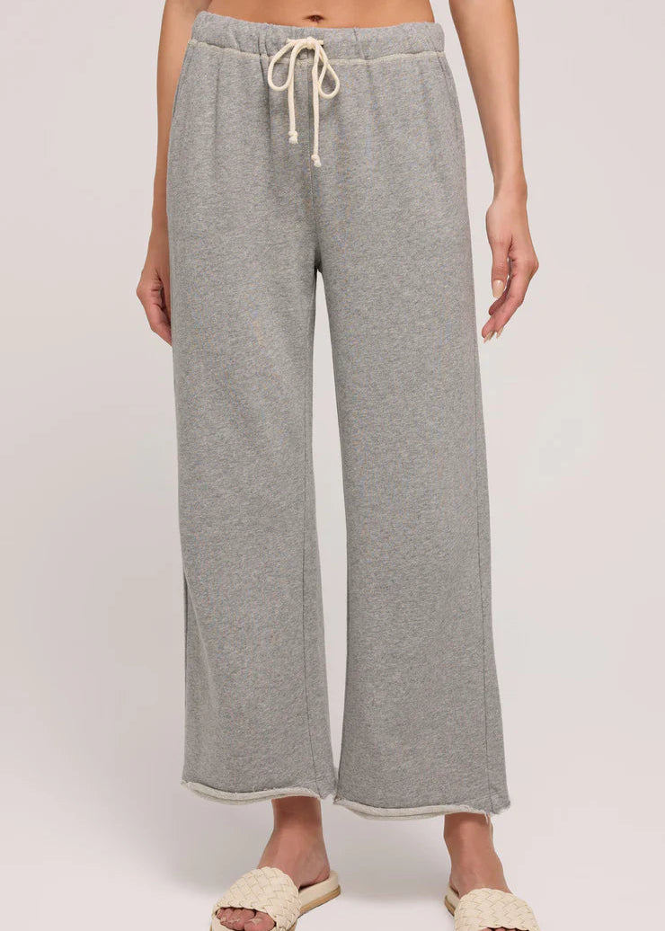 Z Supply | Huntington French Terry Pant - Classic Heather Grey