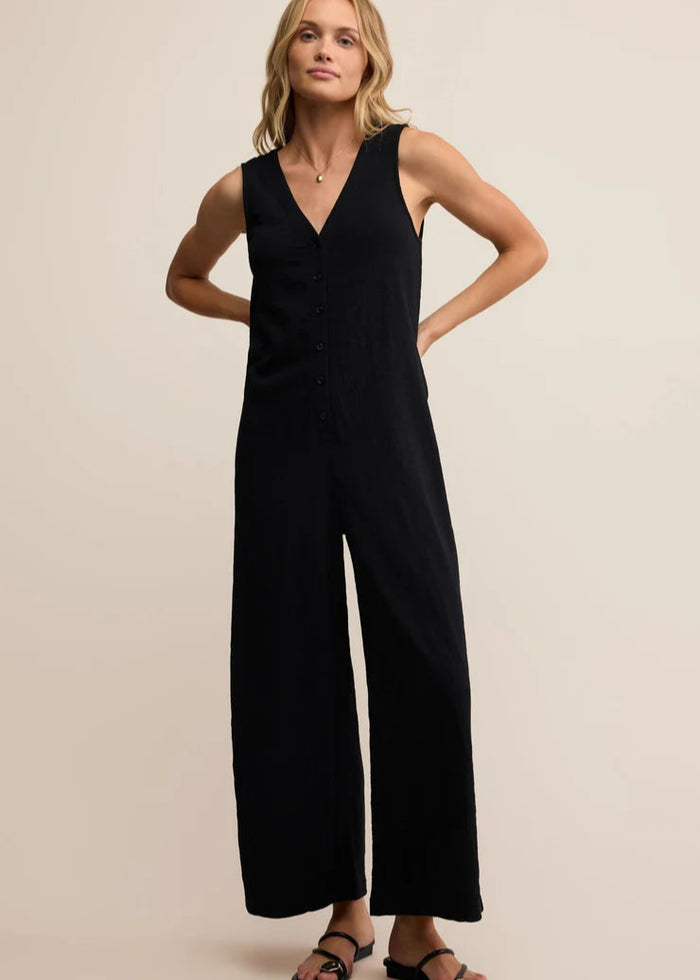 オールインワン・サロペット Leni Bib Front Black Romper オールインワン・サロペット Leni Bib Front Black Romper Tessa