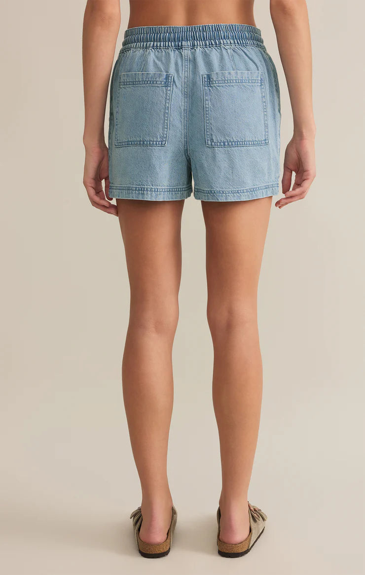 Z Supply | Summerland Denim Short - Light Vintage Indigo