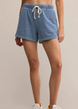 Z Supply | Hunter Striped Shorts - Vintage Indigo