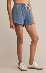 Z Supply | Hunter Striped Shorts - Vintage Indigo