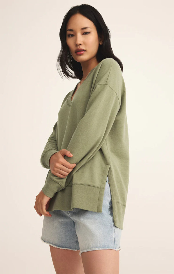 Z Supply | Modern V-Neck Weekender - Avocado