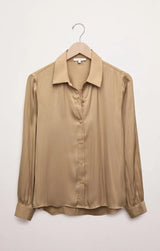 Z Supply: Serenity Button Up Top - Rattan