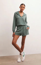 Z Supply: Soho Fleece Sweatshirt - Calypso Green