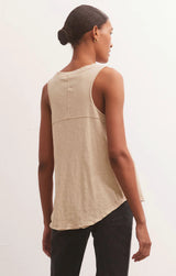 Z Supply: Sun Drenched Vagabond Tank - Birch