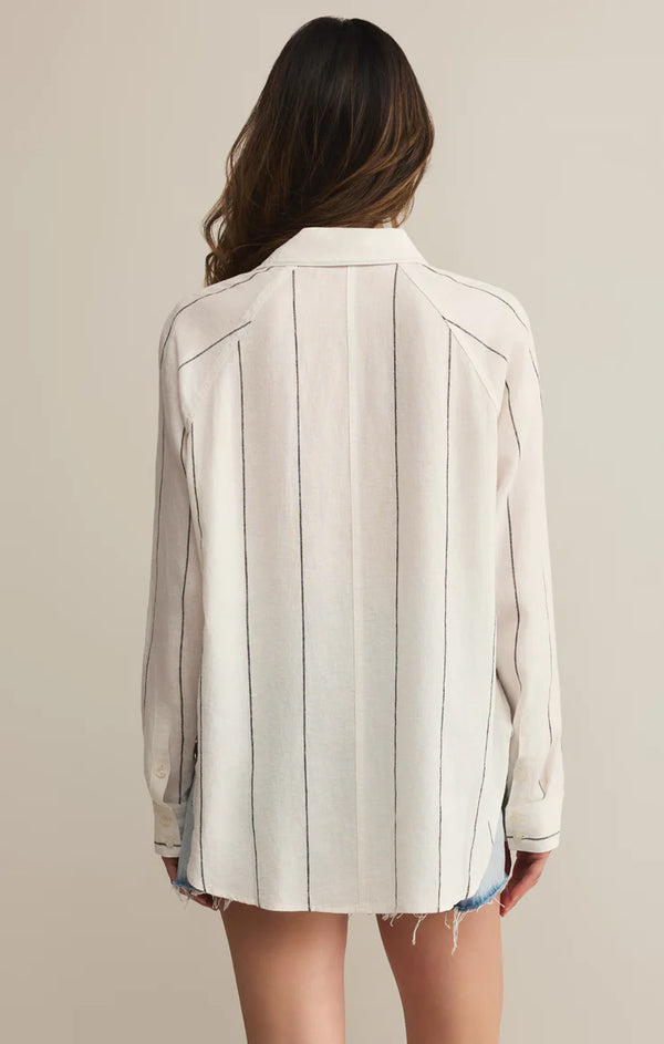 Z Supply | The Perfect Linen Top - White