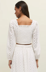 Z Supply | Bria Cotton Eyelet Top - White