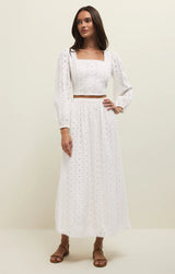 Z Supply | Bria Cotton Eyelet Top - White