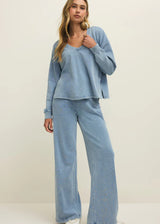Z Supply | Hunter Knit Denim Pant - Ocean Air Indigo