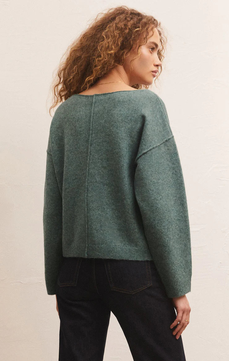 Z Supply: Everyday Pullover Sweater - Calypso Green