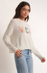 Z Supply Sienna Vacay Sweater - White