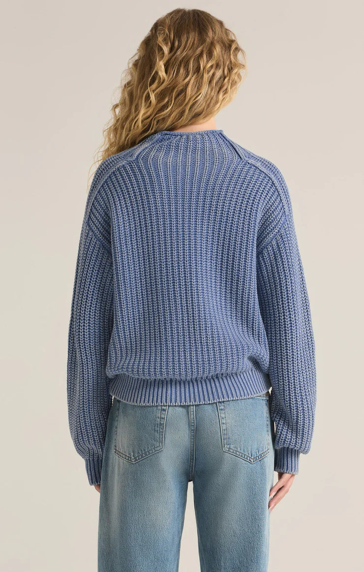 Z Supply Carraway Sweater - Washed Indigo