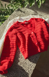 Z Supply Romance Cardigan - Cherry