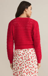 Z Supply Romance Cardigan - Cherry