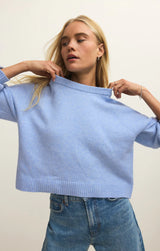 Z Supply | Coming Up Cozy Sweater - Blue Light