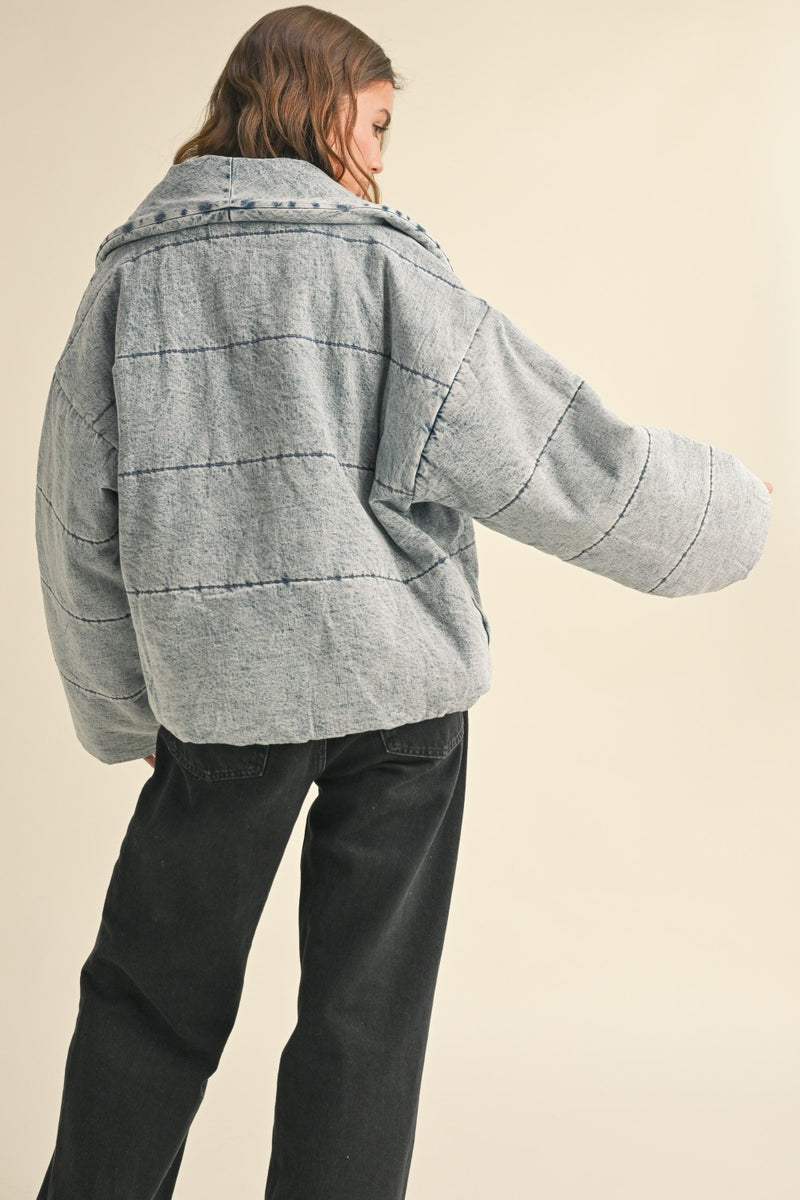 Dallon Denim Quited Jacket