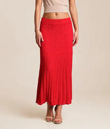 Z Supply | Lexa Sweater Skirt - Kiss Me Red