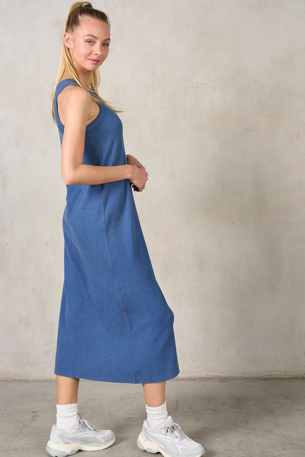 Amelia Midi Dress - Denim