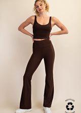 Olly Flared Pants - Espresso