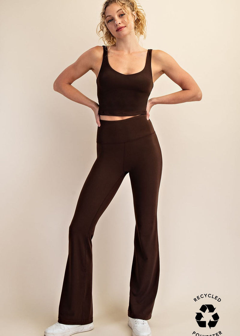 Olly Flared Pants - Espresso