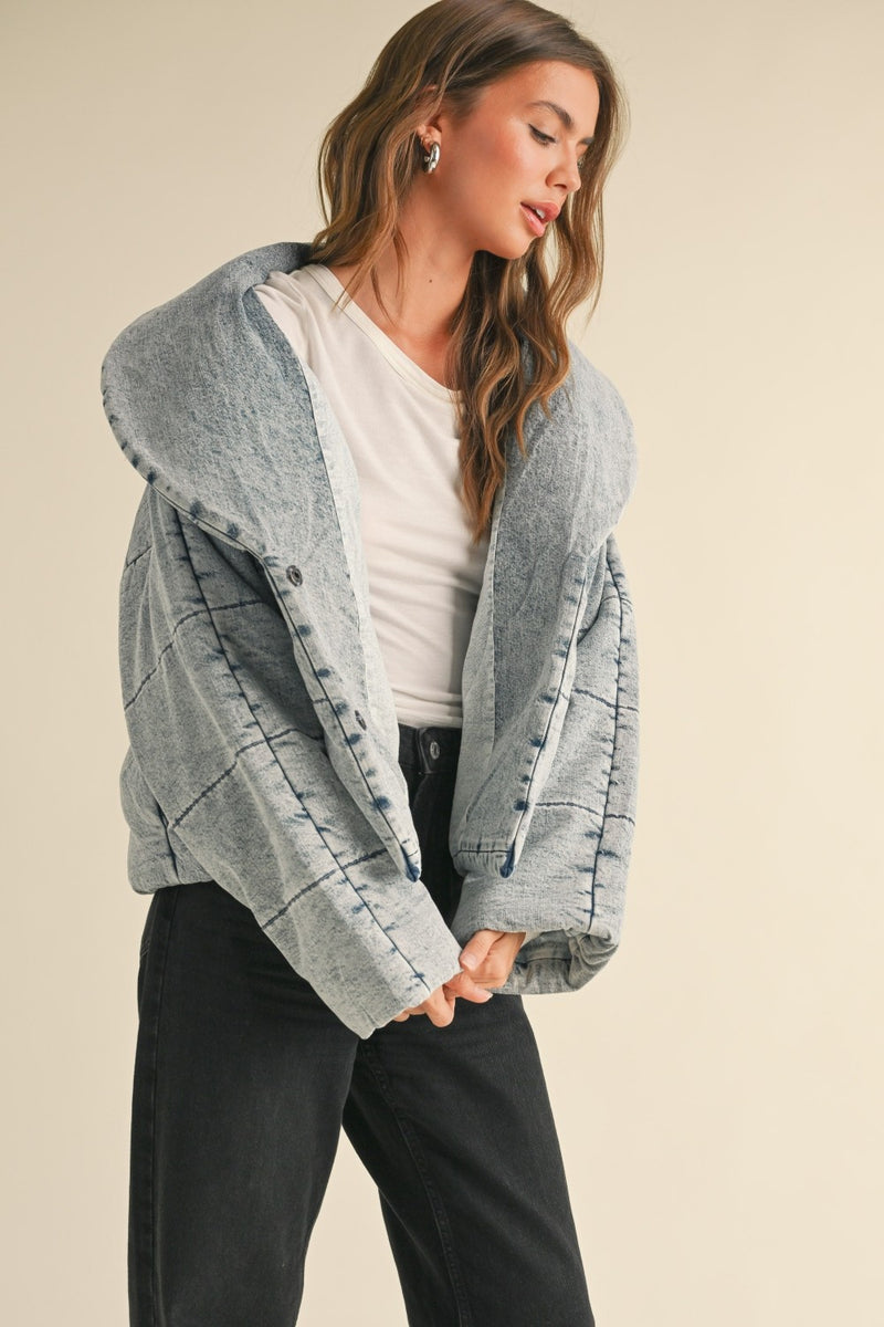 Dallon Denim Quited Jacket
