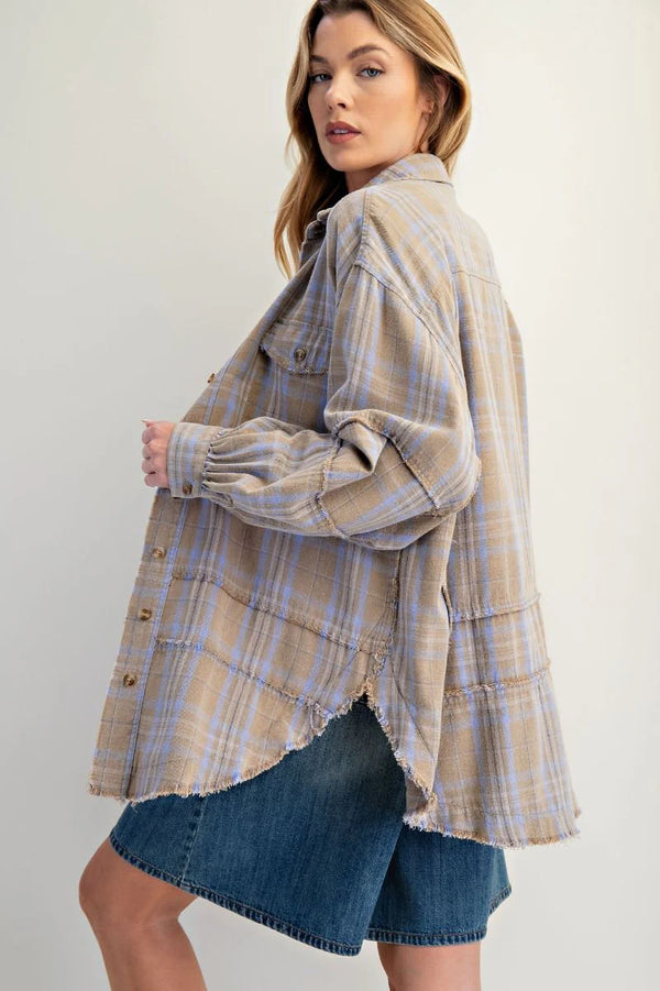 Free Bird Flannel - Sage