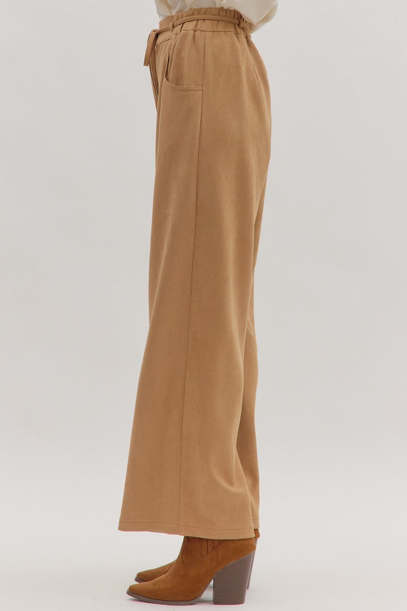 Willow Wide Leg Pants - Camel
