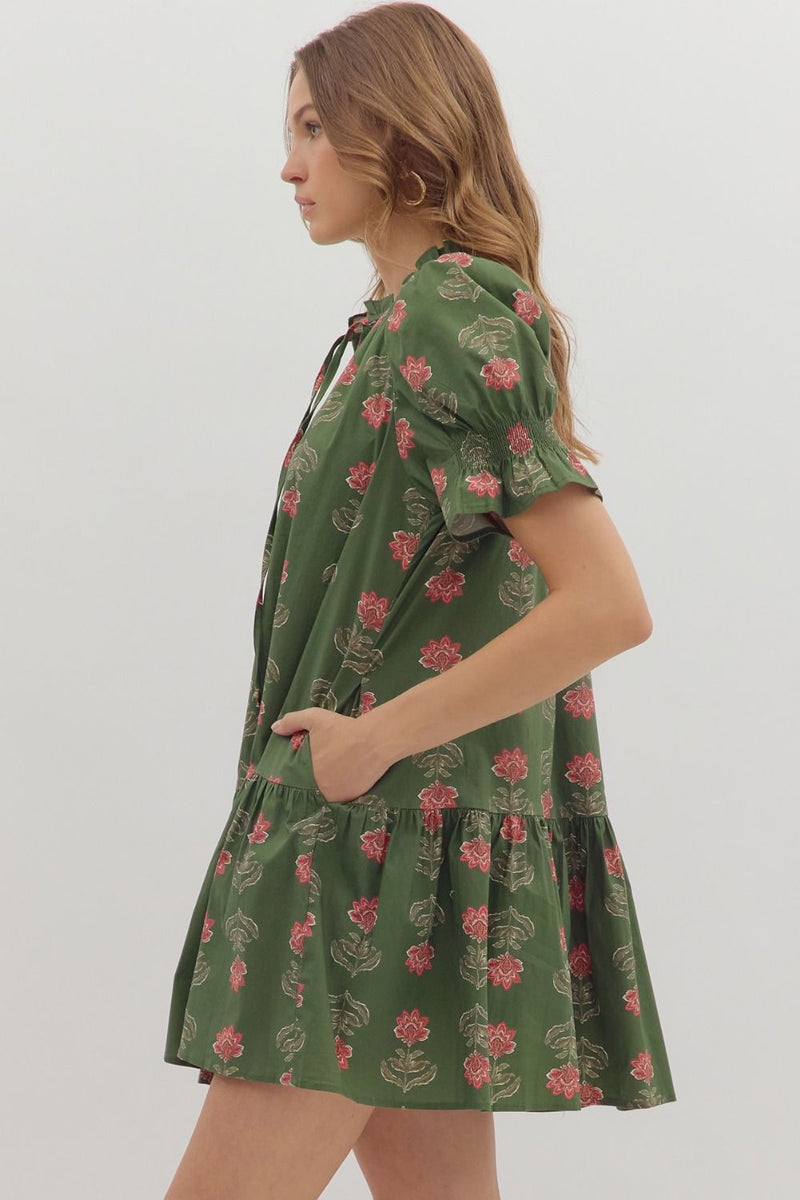 Let It Be Dress - Green