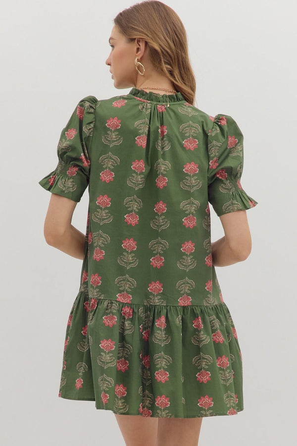 Let It Be Dress - Green