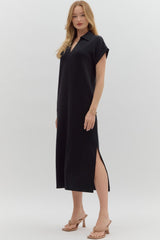 Lana Midi Dress - Black