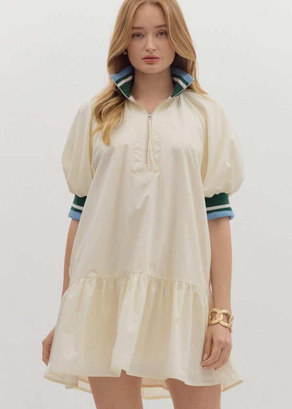 Julie Polo Dress - Ecru