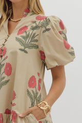 Holly Mini Dress - Ecru