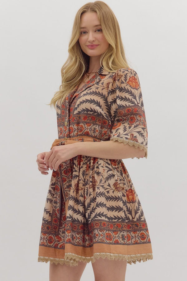 Out West Dress - Charcoal