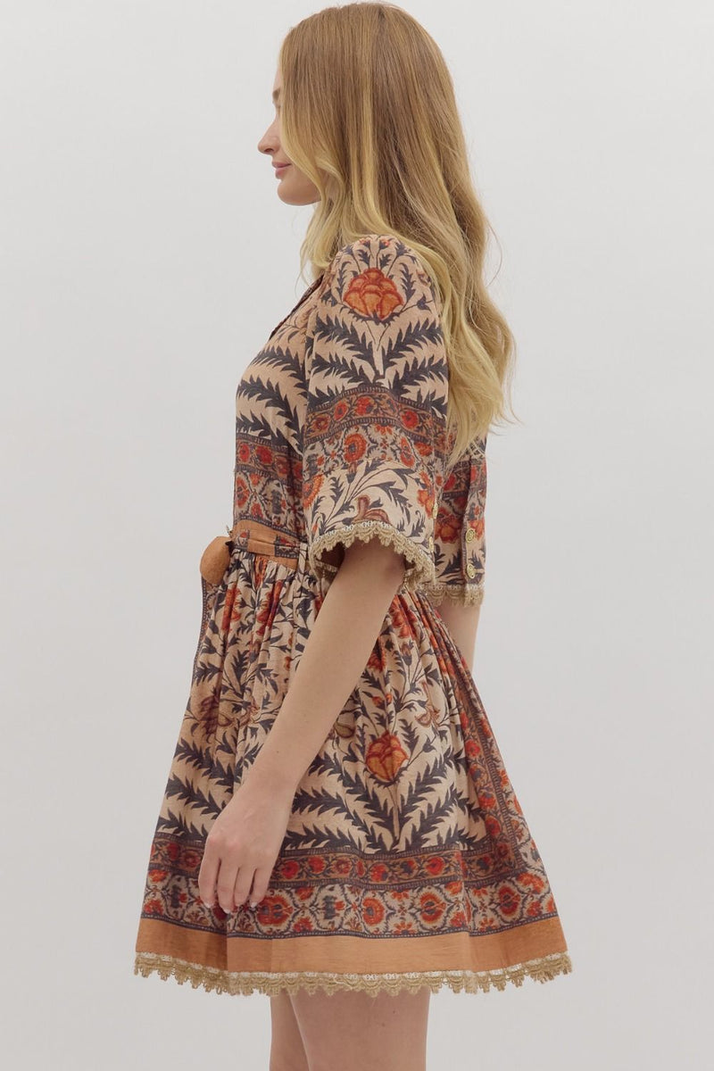 Out West Dress - Charcoal